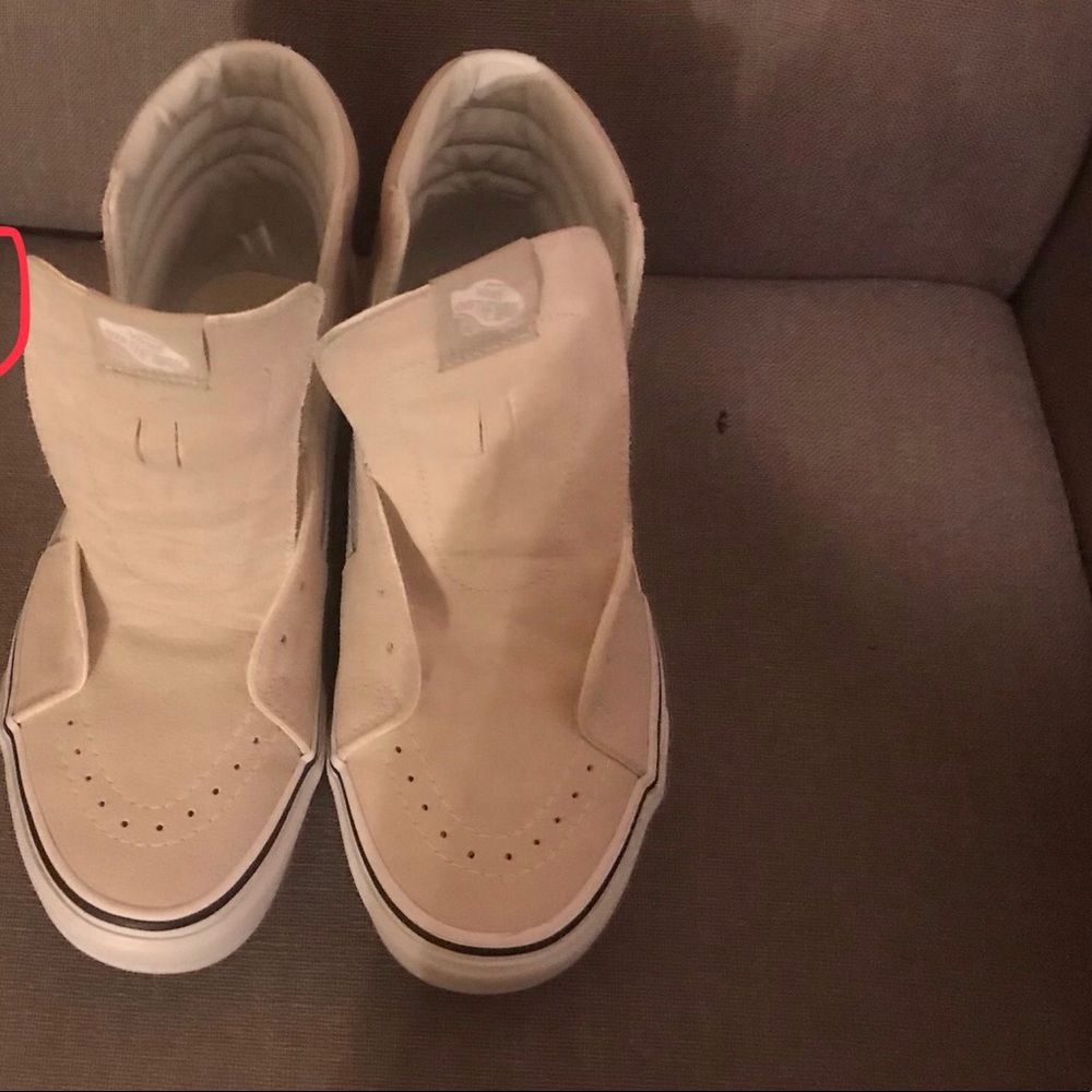 Vans, worn once